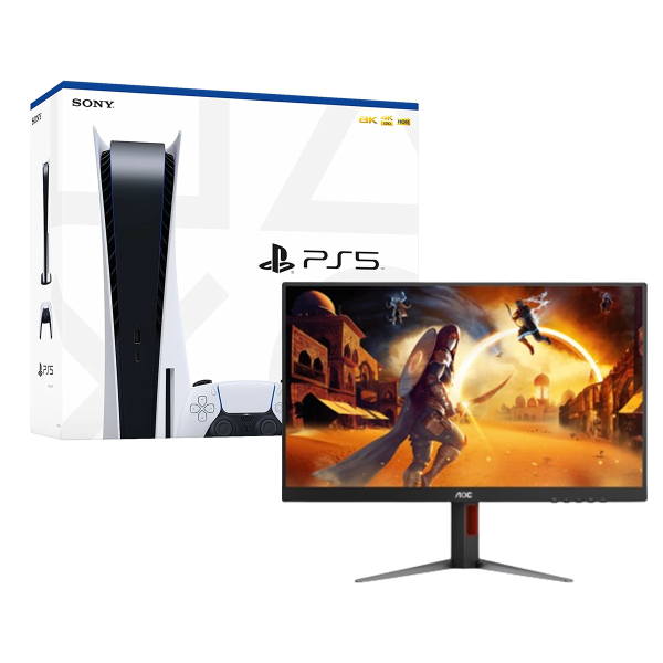 Sony PlayStation 5 Slim + AOC Q27G4 27″ 180 Hz Accueil UltraPC, Ultra Pc Gamer Maroc