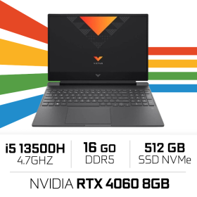 HP Victus 16-r0024nf i5-13500H/16GB/512GB SSD/RTX4060 8GB/16.1'' 144Hz PC Portables Gamer Hewlett-Packard, Ultra Pc Gamer Maroc