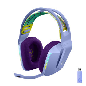 Logitech G733 Lightspeed (Lilac) Casques Logitech, Ultra Pc Gamer Maroc