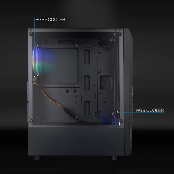 TooQ TQGCC102-B BIOHAZARD Black Boitiers PC TooQ, Ultra Pc Gamer Maroc