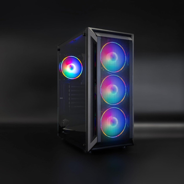 TooQ TQGCC101-B RAGNÄROK Black Boitiers PC TooQ, Ultra Pc Gamer Maroc