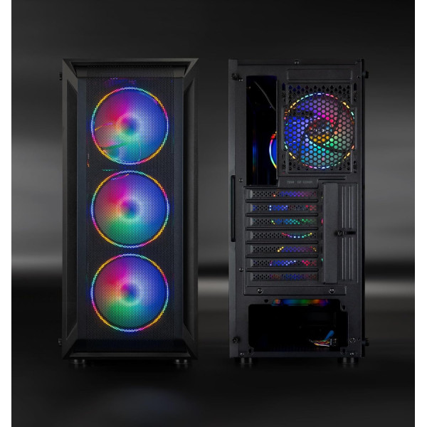 TooQ TQGCC101-B RAGNÄROK Black Boitiers PC TooQ, Ultra Pc Gamer Maroc