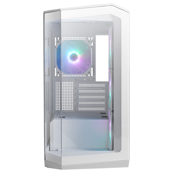 MSI MAG PANO M100R PZ White (Micro-ATX) Boitiers PC MSI, Ultra Pc Gamer Maroc