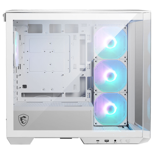 MSI MAG PANO M100R PZ White (Micro-ATX) Boitiers PC MSI, Ultra Pc Gamer Maroc