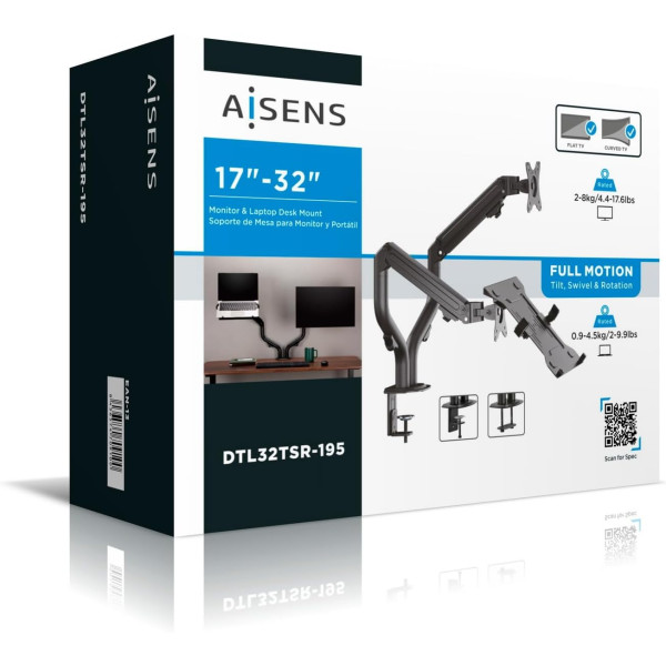 Aisens DTL32TSR-195 Bras & Pied Aisens, Ultra Pc Gamer Maroc