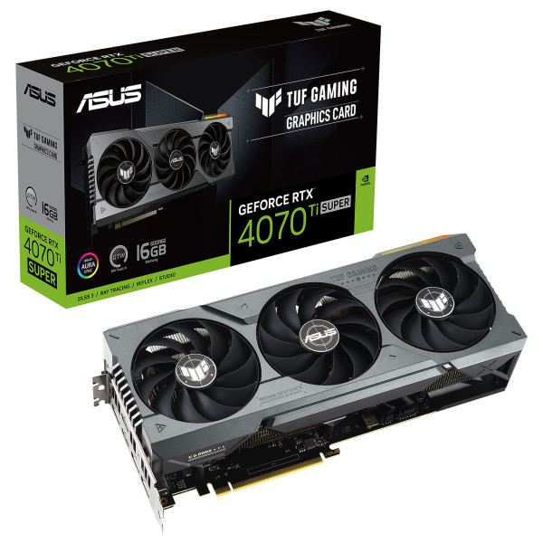 ASUS TUF Gaming GeForce RTX 4070 Ti SUPER 16GB Cartes graphiques ASUS, Ultra Pc Gamer Maroc