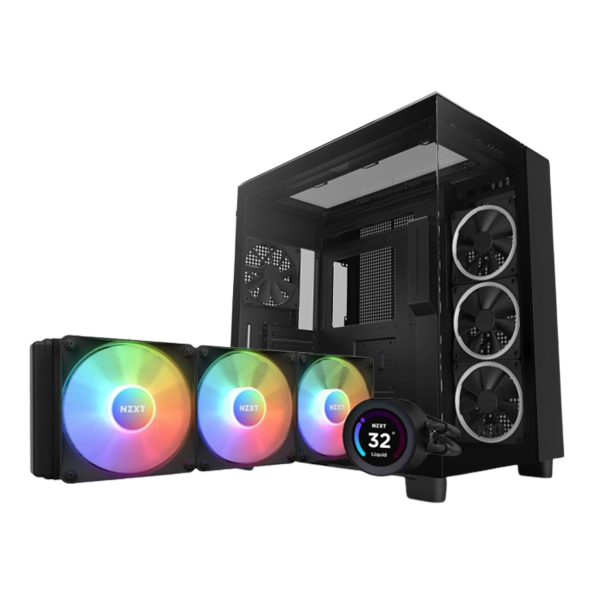 NZXT H9 Elite Black + NZXT Kraken Elite 360 RGB Black Processeurs UltraPC, Ultra Pc Gamer Maroc
