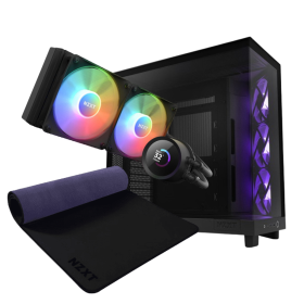 NZXT H6 Flow RGB Black + NZXT Kraken 240 RGB Black (NZXT MXP700 Black Gratuit) BUNDLES UltraPC, Ultra Pc Gamer Maroc