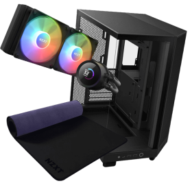 NZXT H6 Flow Black + NZXT Kraken 240 RGB Black (NZXT MXP700 Black Gratuit) BUNDLES UltraPC, Ultra Pc Gamer Maroc