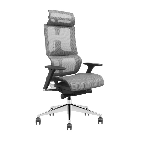SKILLCHAIRS X6-BH-01 (Gray) Chaise ergonomique SKILLCHAIRS, Ultra Pc Gamer Maroc