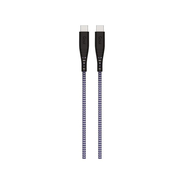 Goui Flex Câble Type-C vers Type-C 1,5 mètre - Bleu foncé Câbles Goui, Ultra Pc Gamer Maroc