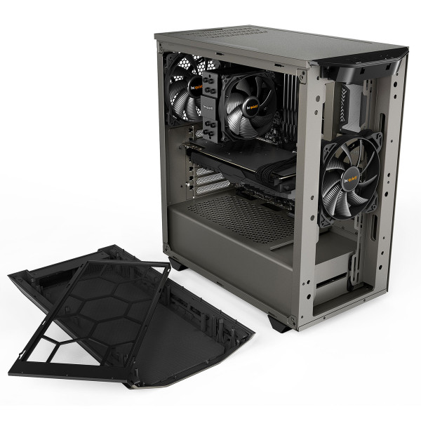 be quiet! Pure Base 500 Window Metallic Gray Boitiers PC be quiet!, Ultra Pc Gamer Maroc