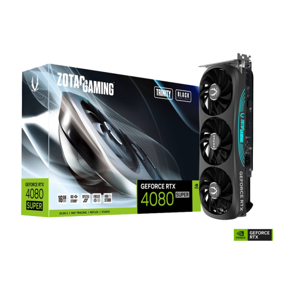 ZOTAC GeForce RTX 4080 SUPER Trinity Black Edition 16GB GDDR6X NVIDIA Zotac, Ultra Pc Gamer Maroc