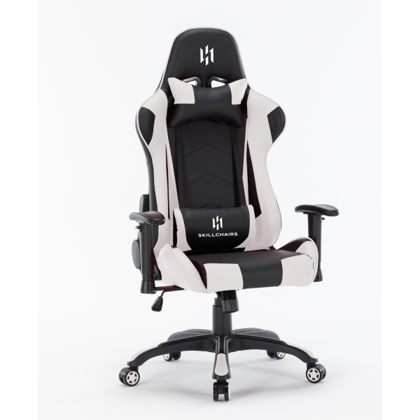 SKILLCHAIRS Demon (White) Chaise gamer SKILLCHAIRS, Ultra Pc Gamer Maroc