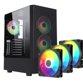 XTRMLAB FLUX + XTRMLAB XT120 ARGB (Triple Pack) + HUB Accueil UltraPC, Ultra Pc Gamer Maroc