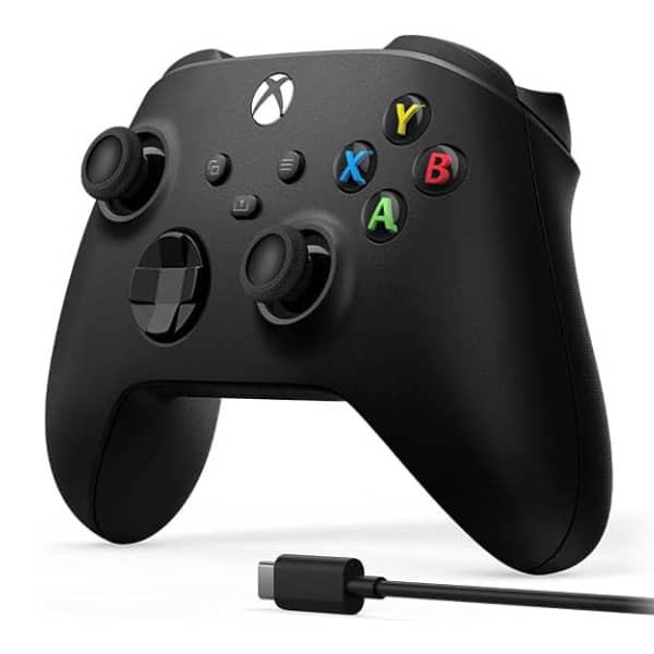 Xbox Manette sans fil Carbon Noir avec Câble USB-C pour PC, Xbox Series X/S/One Périphériques de jeu Microsoft, Ultra Pc Game...