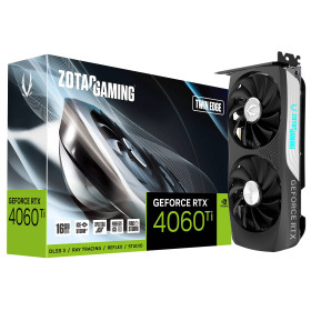 ZOTAC GeForce RTX 4060 Ti Twin Edge 16GB GDDR6 Cartes graphiques Zotac, Ultra Pc Gamer Maroc