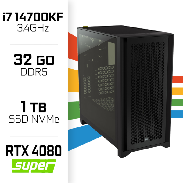 PC Gamer UltraPC Intel Core i7 14700KF/1TB SSD/32GB DDR5/RTX4080 SUPER PC Gamer Avancé UltraPC, Ultra Pc Gamer Maroc