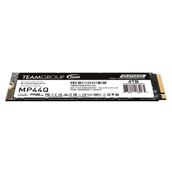 TeamGroup MP44Q M.2 PCIe NVMe 4TB Disques SSD Team Group, Ultra Pc Gamer Maroc