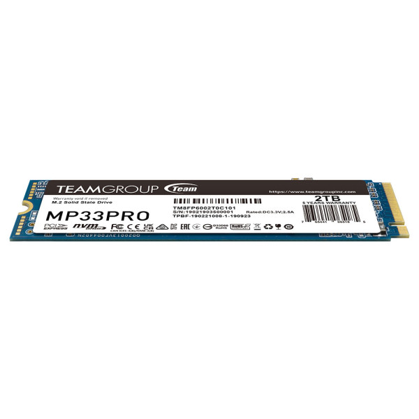 TeamGroup MP33 PRO M.2 PCIe NVMe 2TB Disques SSD Team Group, Ultra Pc Gamer Maroc