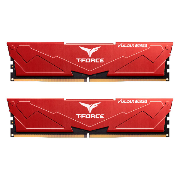 TeamGroup VULCAN Red 32Go (2x16Go) DDR5 5600 MHz CL36 Mémoire vive DDR5 Team Group, Ultra Pc Gamer Maroc