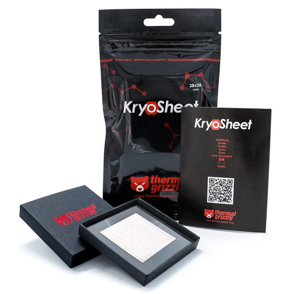 Thermal Grizzly KryoSheet (33 x 33 mm) Refroidissement Thermal Grizzly, Ultra Pc Gamer Maroc