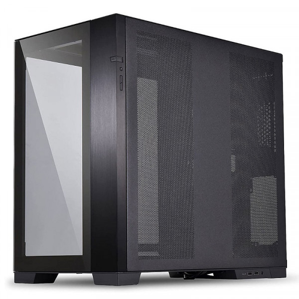 Boîtier PC Gamer Lian Li O11 Dynamic Mini V2 Flow Noir – Ventilation Intégrée, Espace GPU 400 Mm, Gestion Câbles