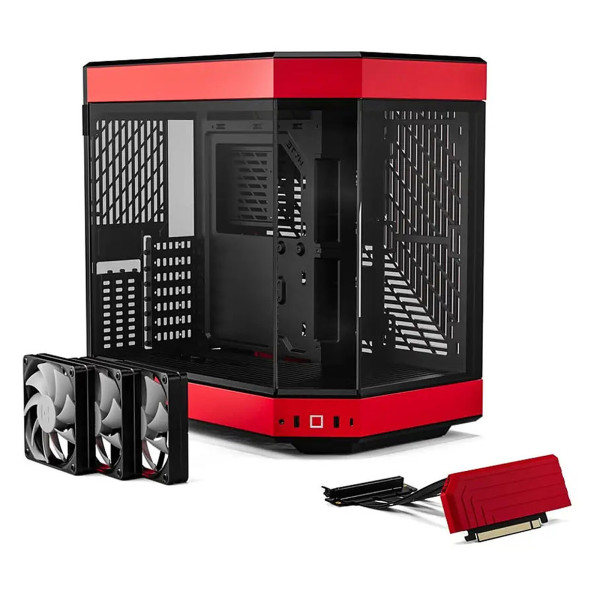 Hyte Y60 (Red) Boitiers PC HYTE, Ultra Pc Gamer Maroc