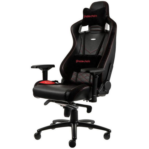 Noblechairs EPIC Black/Red Chaise gamer Noblechairs, Ultra Pc Gamer Maroc