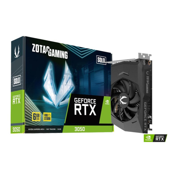 ZOTAC GeForce RTX 3050 SOLO 6GB GDDR6 Cartes graphiques Zotac, Ultra Pc Gamer Maroc
