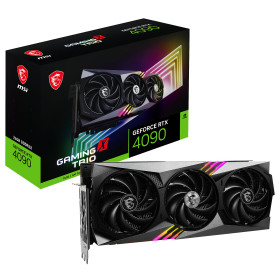 MSI GeForce RTX 4090 GAMING X TRIO 24GB GDDR6X Cartes graphiques MSI, Ultra Pc Gamer Maroc