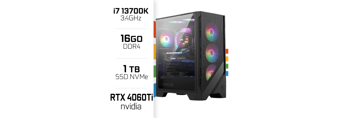 PC Gamer UltraPC Core i7 13700K/1TB...