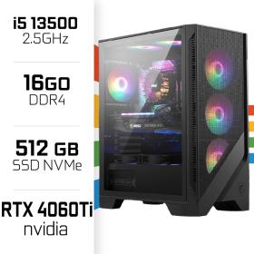 PC Gamer UltraPC i5 13500/512GB SSD/16GB/RTX4060Ti PC Gamer Standard UltraPC, Ultra Pc Gamer Maroc