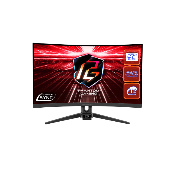 ASRock PHANTOM GAMING PG27F15RS1A 27" CURVED 240Hz Moniteurs ASRock, Ultra Pc Gamer Maroc