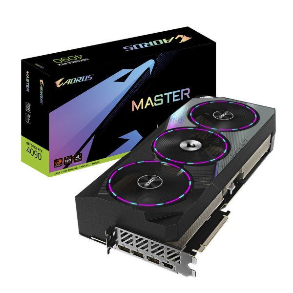 Gigabyte AORUS GeForce RTX 4090 MASTER 24GB GDDR6X Cartes graphiques Gigabyte, Ultra Pc Gamer Maroc