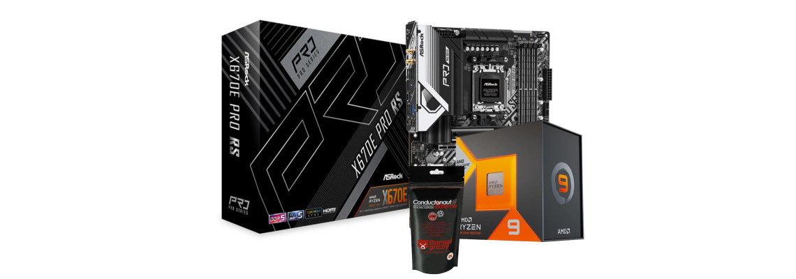 Bundle AMD Ryzen 9 7950X3D (4.2 GHz / 5.7...