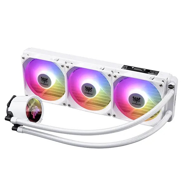 HYBROK HL360W RGB White Refroidissement HYBROK, Ultra Pc Gamer Maroc