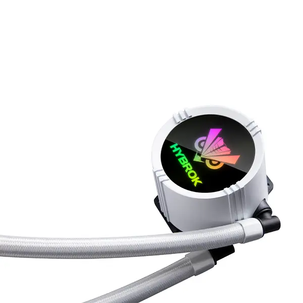 HYBROK HL360W RGB White Refroidissement HYBROK, Ultra Pc Gamer Maroc