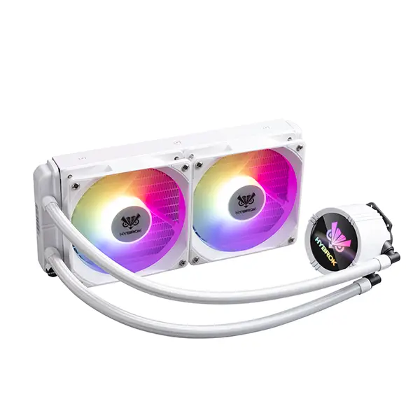HYBROK HL240W RGB White Refroidissement HYBROK, Ultra Pc Gamer Maroc
