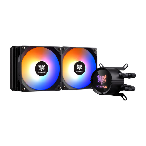 HYBROK HL240B RGB Black Refroidissement HYBROK, Ultra Pc Gamer Maroc