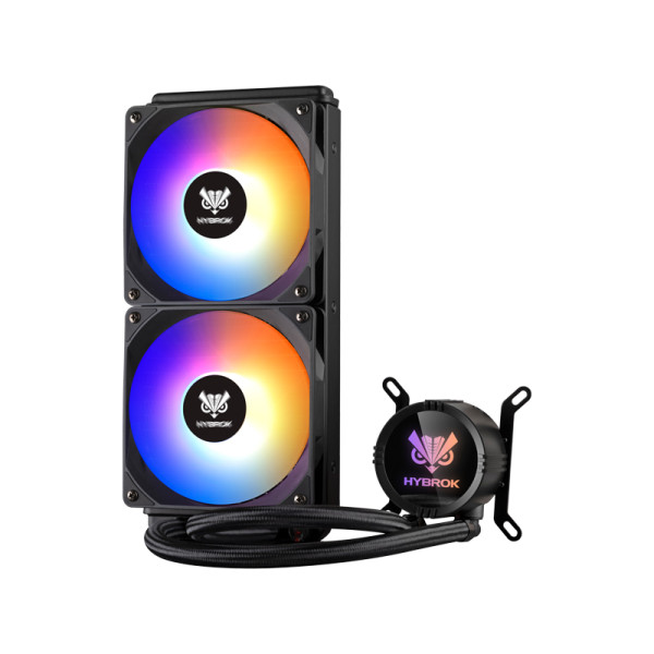 HYBROK HL240B RGB Black Refroidissement HYBROK, Ultra Pc Gamer Maroc