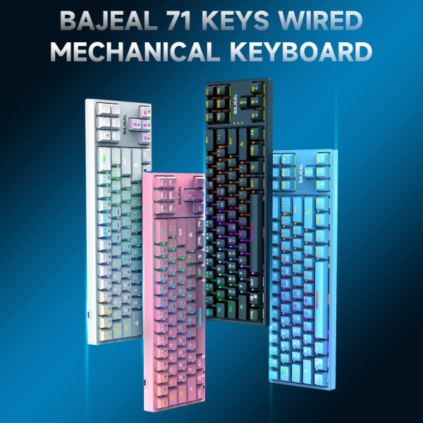 BAJEAL K71 ( Pink ) Claviers BAJEAL, Ultra Pc Gamer Maroc