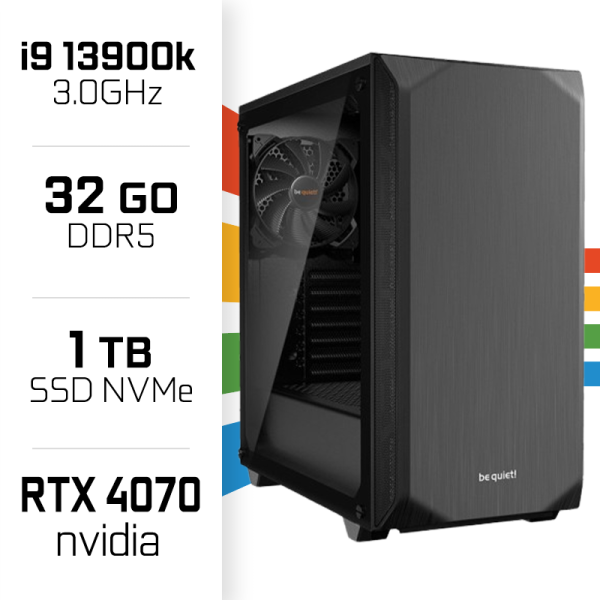 PC Gamer UltraPC Intel Core i9 13900K/1TB SSD/32GB/RTX4070 PC Gamer Avancé UltraPC, Ultra Pc Gamer Maroc