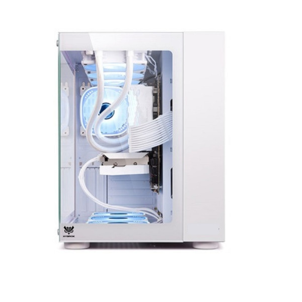HYBROK TITAN EVO White (7 Fans ARGB) Boitiers PC HYBROK, Ultra Pc Gamer Maroc