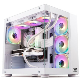 HYBROK TITAN EVO White (7 Fans ARGB) Boitiers PC HYBROK, Ultra Pc Gamer Maroc
