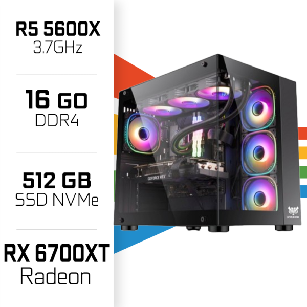 ゲーミングPC】Ryzen 5 5600X & RX6700XT 12Gb