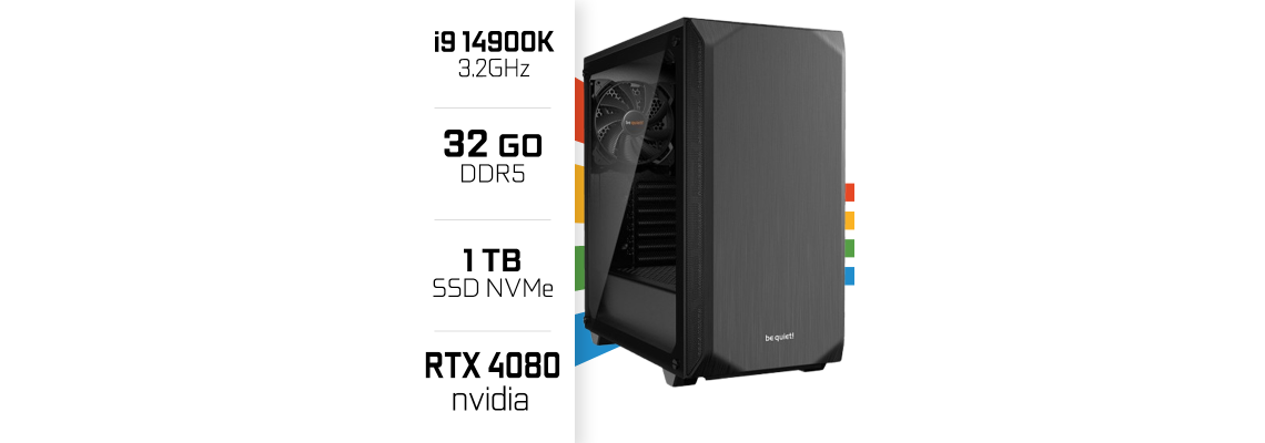 PC Gamer i9 14900K/1TB SSD/32GB DDR5/RTX4080