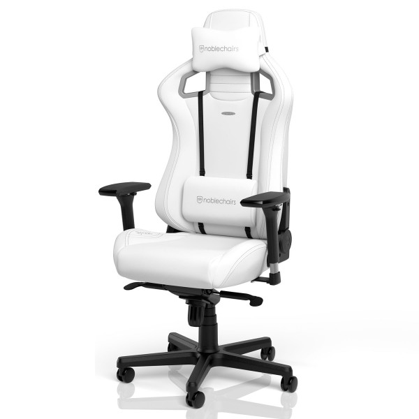 Noblechairs Epic White Edition Chaise gamer Noblechairs, Ultra Pc Gamer Maroc