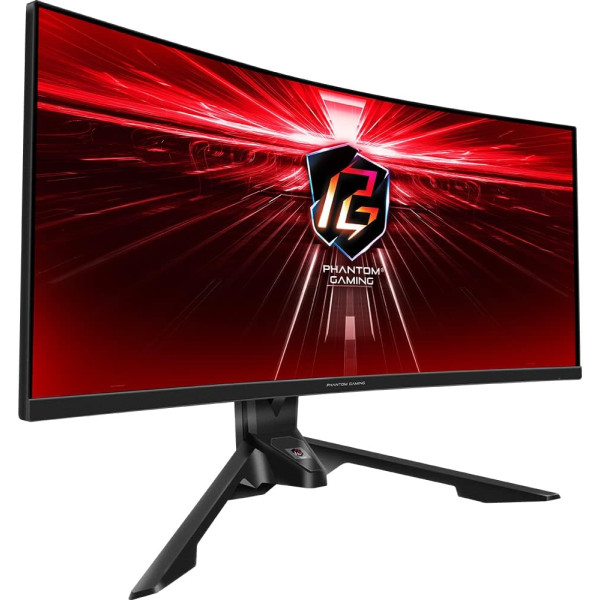 ASRock PHANTOM GAMING PG34WQ15R3A 34″ CURVED 165Hz Moniteurs ASRock, Ultra Pc Gamer Maroc