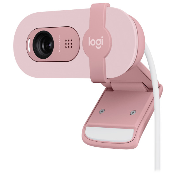 Logitech BRIO 100 (Rose) Webcams Logitech, Ultra Pc Gamer Maroc